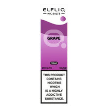 Elfliq 10ml Nic Salts - Oxford Vapours - Begin Your Vaping Journey With Oxford Vapours