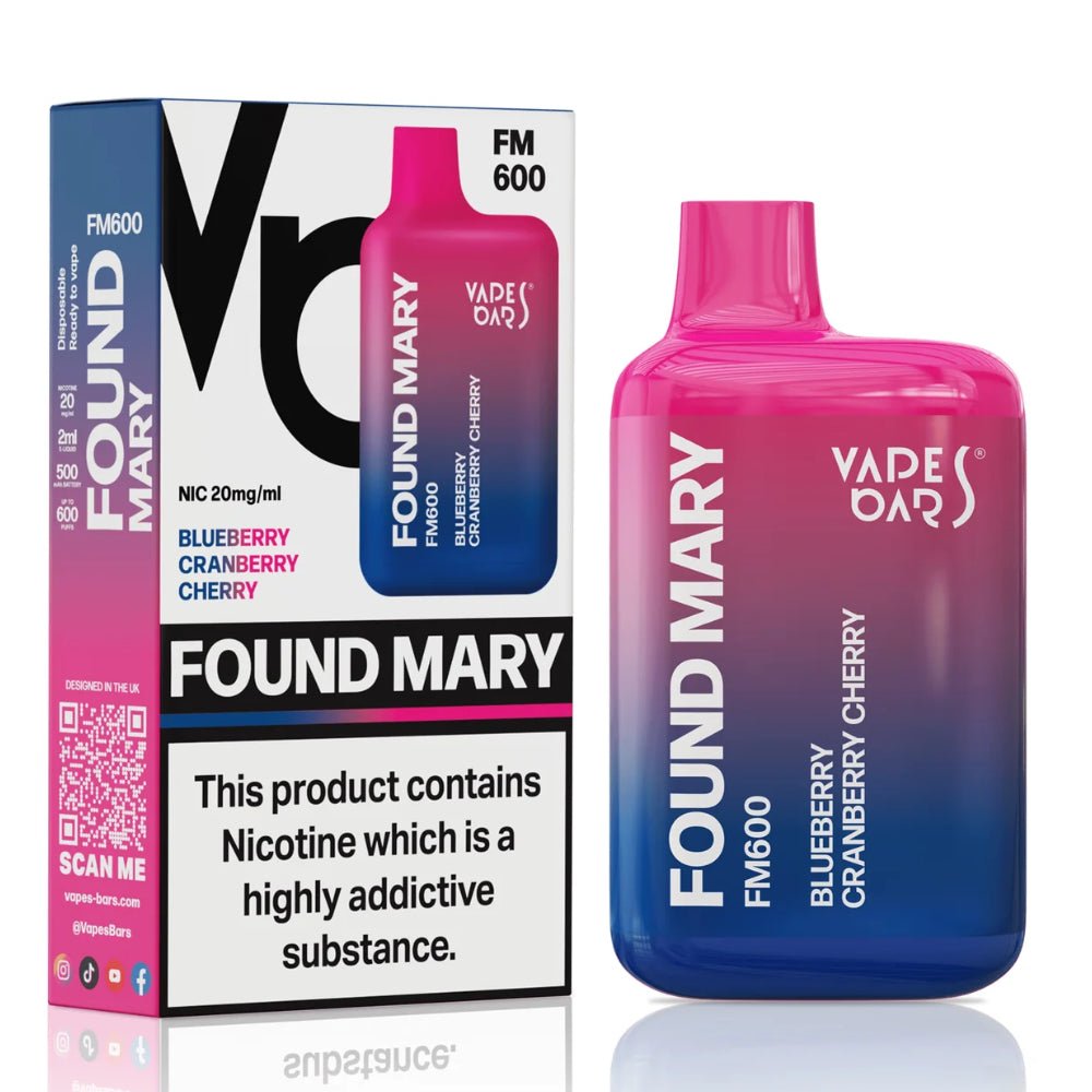 Found Mary FM600 Disposable Oxford Vapours