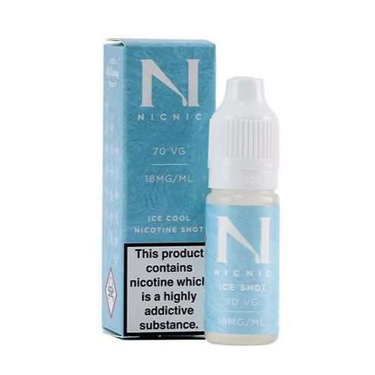 NicNic Ice Cool Nicotine Shot - Oxford Vapours