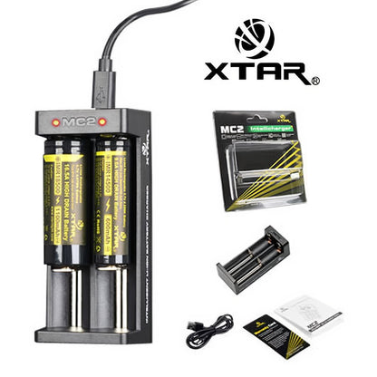 Xtar MC2 Charger - Oxford Vapours - Begin Your Vaping Journey With Oxford Vapours