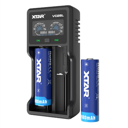 Xtar VC2SL Charger - Oxford Vapours - Begin Your Vaping Journey With Oxford Vapours