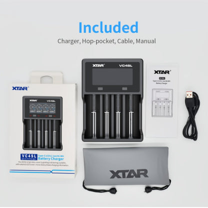 Xtar VC4SL Charger - Oxford Vapours - Begin Your Vaping Journey With Oxford Vapours
