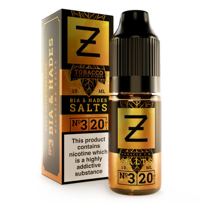 Zeus Juice Tobacco Blend 10ml Nic Salts - Oxford Vapours - Begin Your Vaping Journey With Oxford Vapours