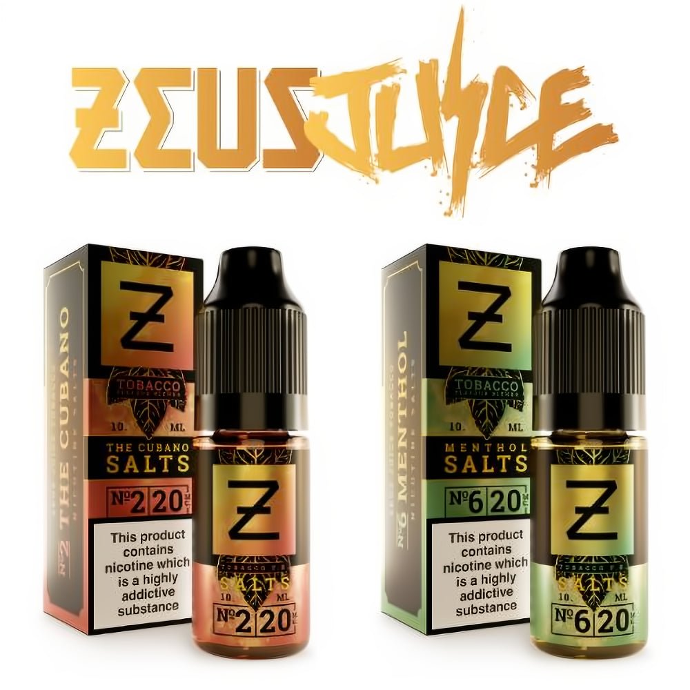 Zeus Juice Tobacco Blend 10ml Nic Salts - Oxford Vapours